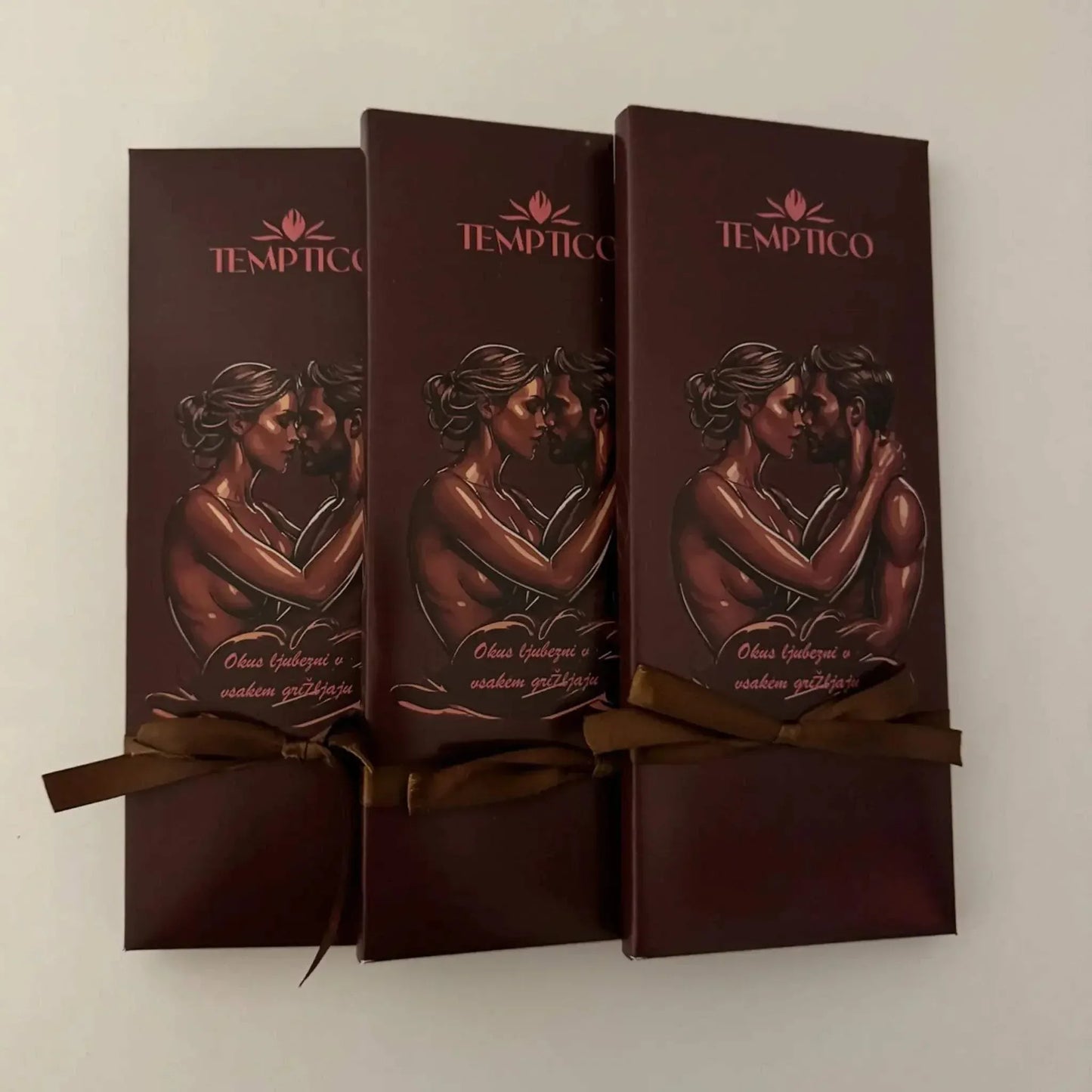 "Ljubezenska" Čokolada za pare - 100g - Temptico Čokolada